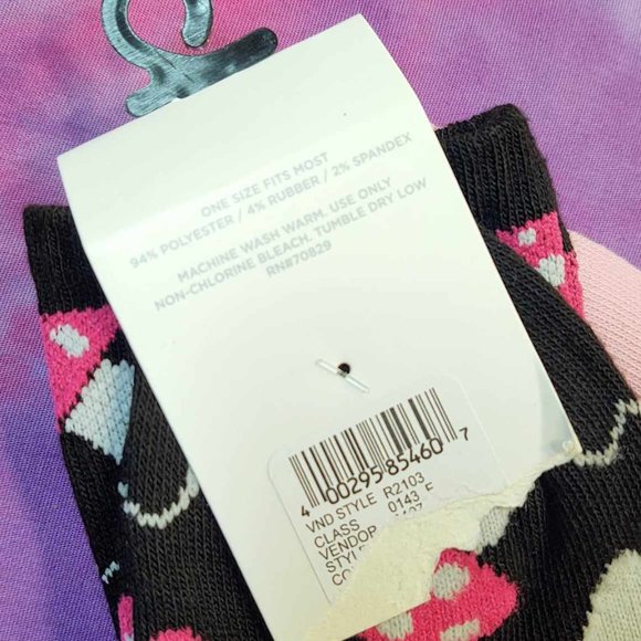 NWT Mushroom Crew Socks: Discontinued 2 Pack by Rue21: One Size Fits Most - Picture 3 of 3